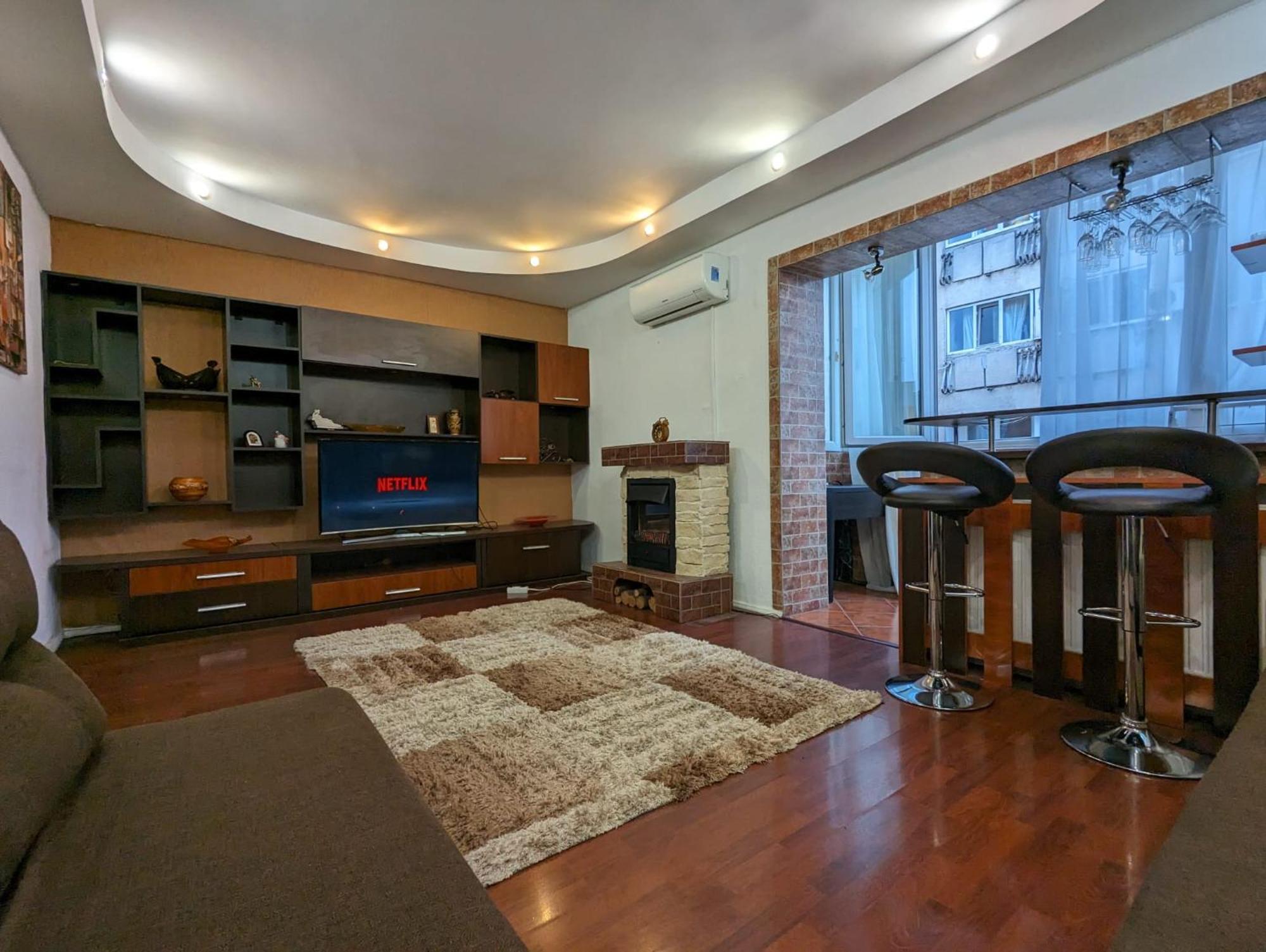 Modern Oasis With A Cozy Fireplace Your Stylish Apartment Minutes From Downtown Βουκουρέστι Εξωτερικό φωτογραφία